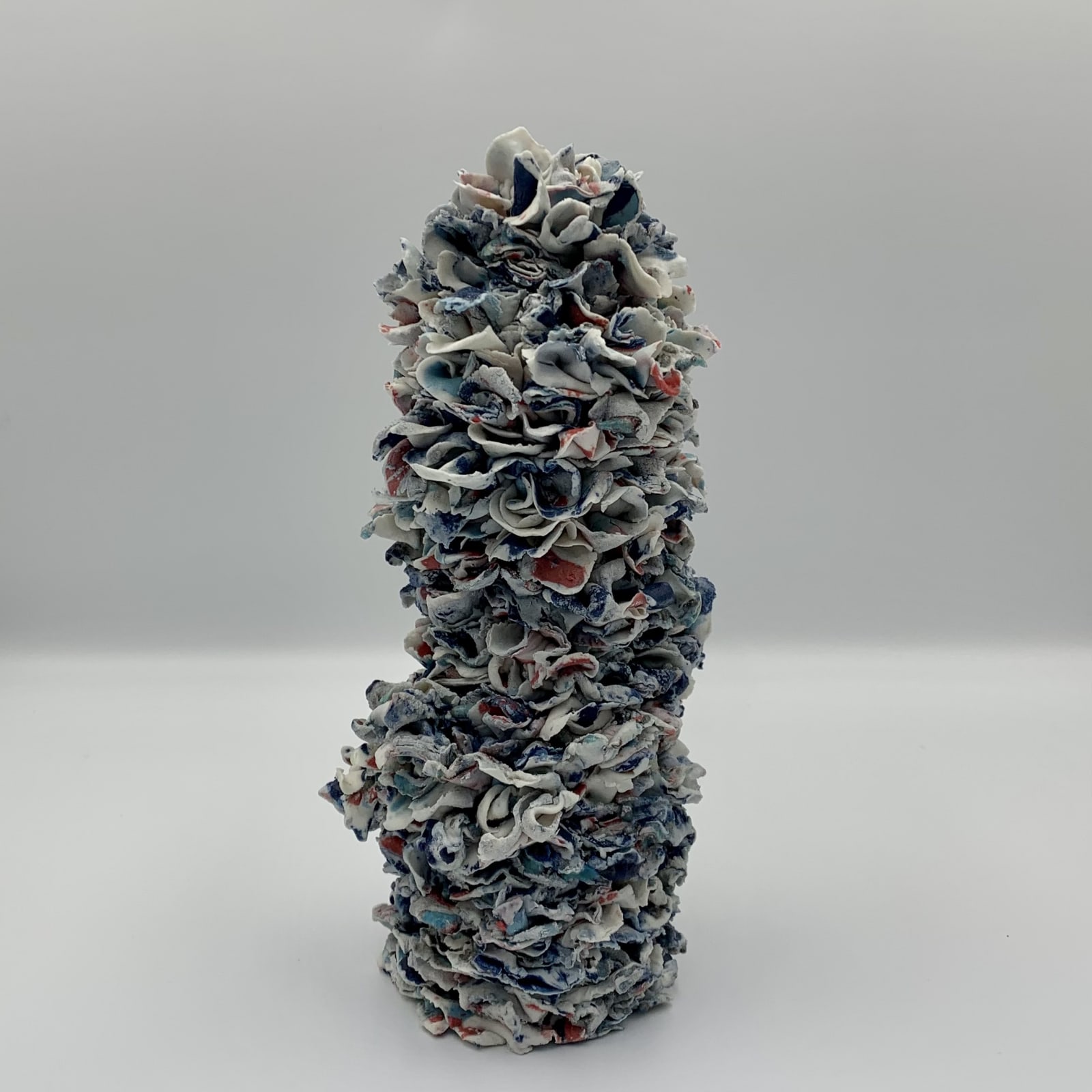 Gina Baum, Narrow Blue Stacked, 2022