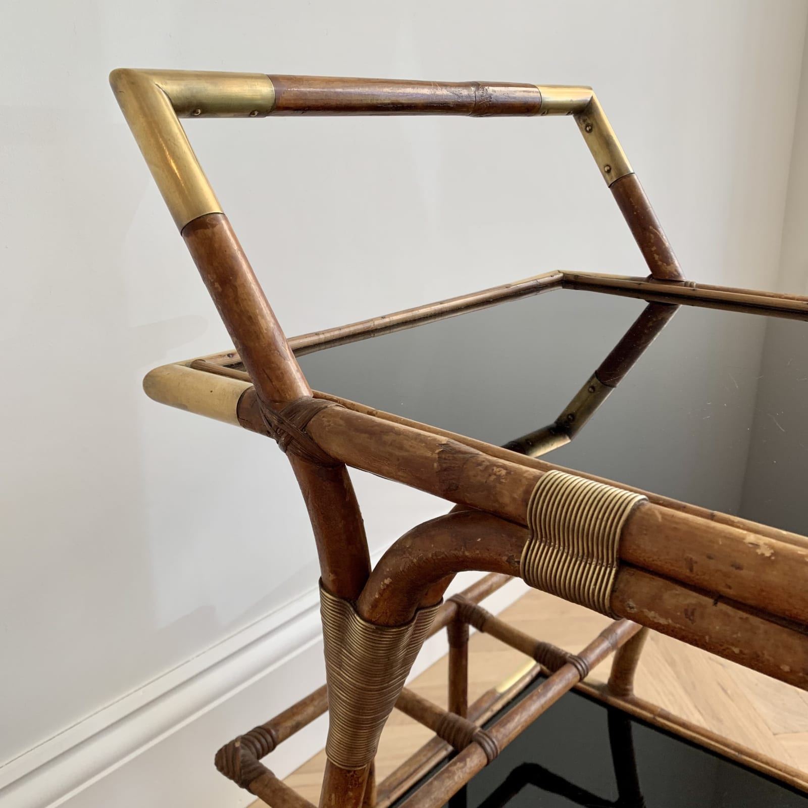 French, A Bamboo Drinks Trolley, Circa 1960s