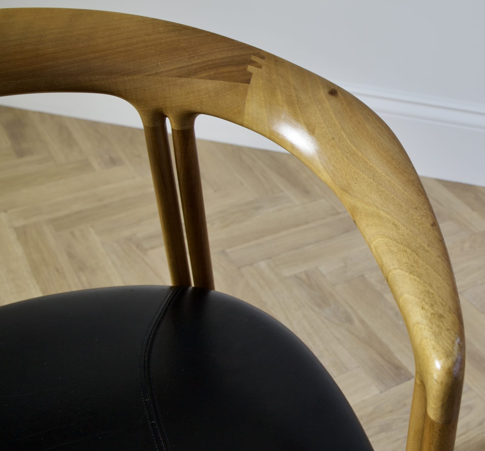 Franco Poli, A Pair of Ulna Dining Chairs, Circa 1980