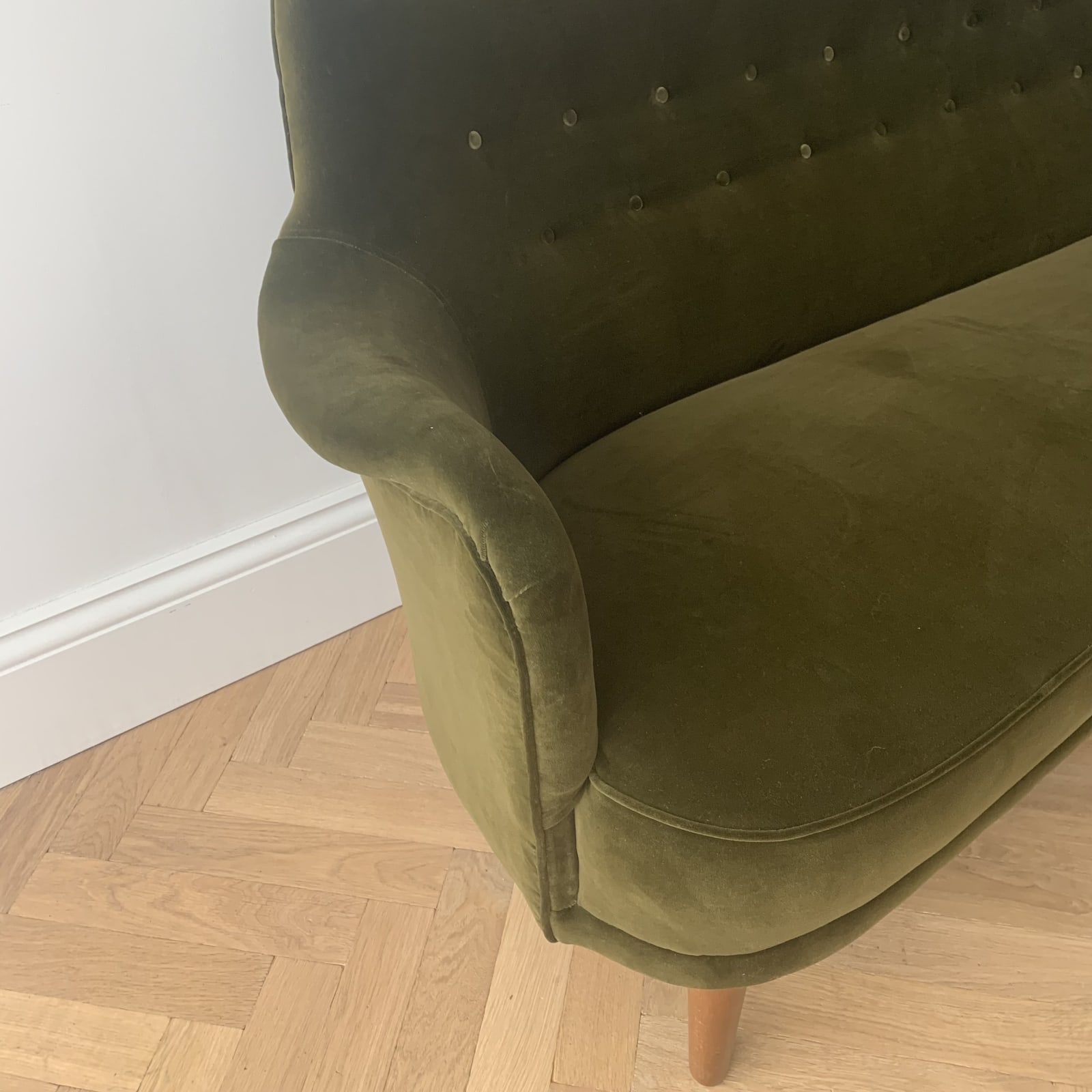 Carl Malmsten, A Swedish Samsas sofa, Circa 1960s