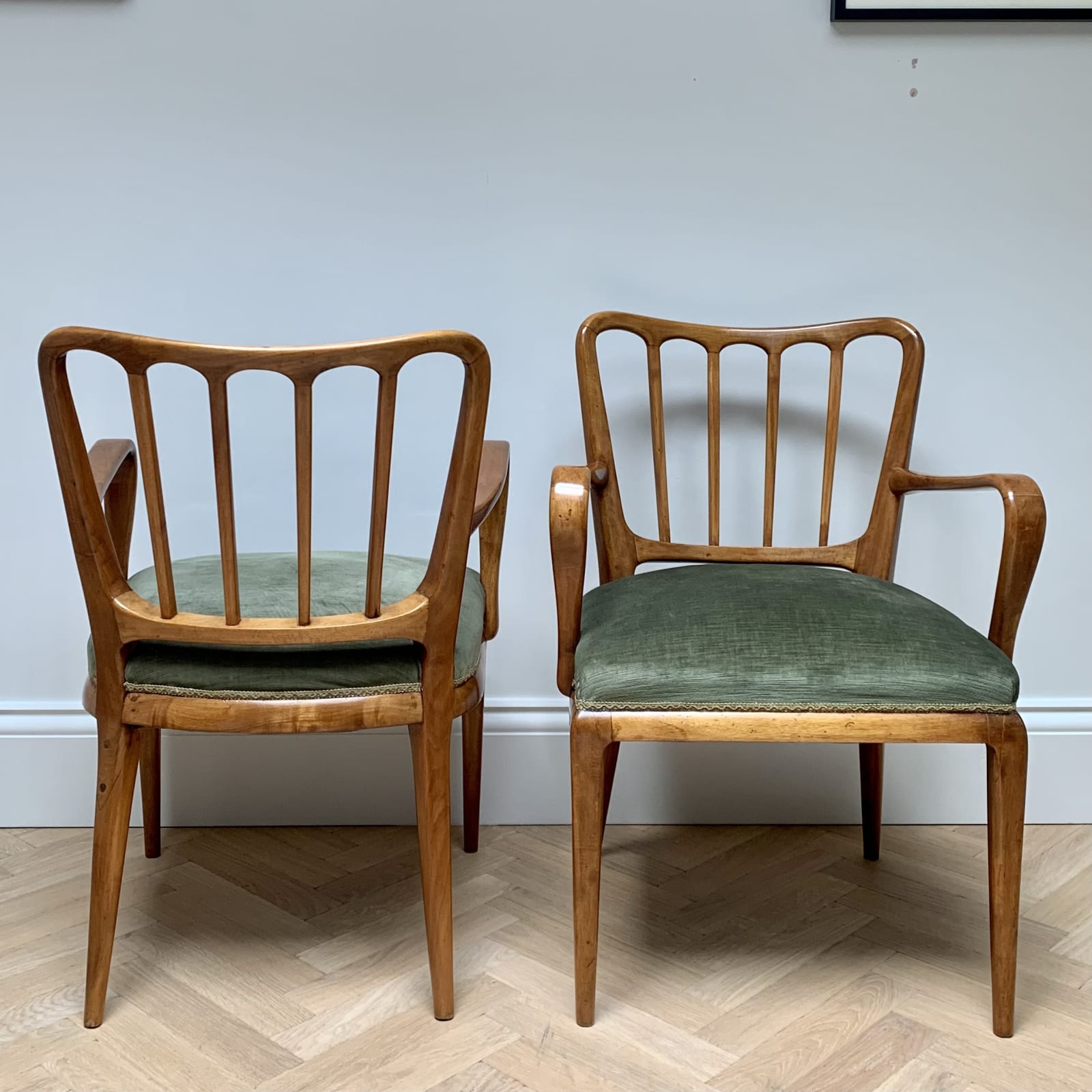 Osvaldo Borsani, A Pair of Armchairs, Circa 1950s