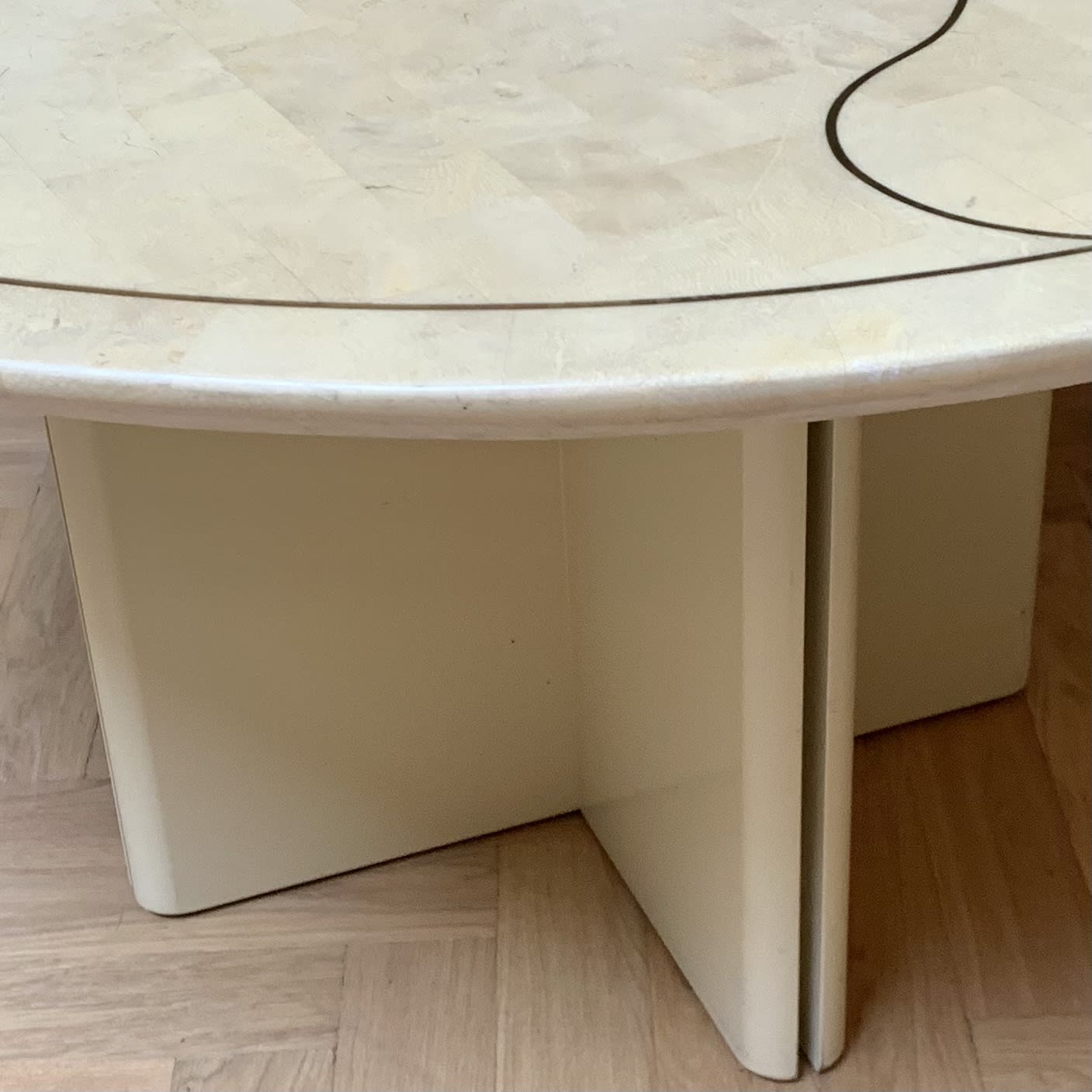 Italian, A Circular Lacquer Coffee Table, Circa 1970s