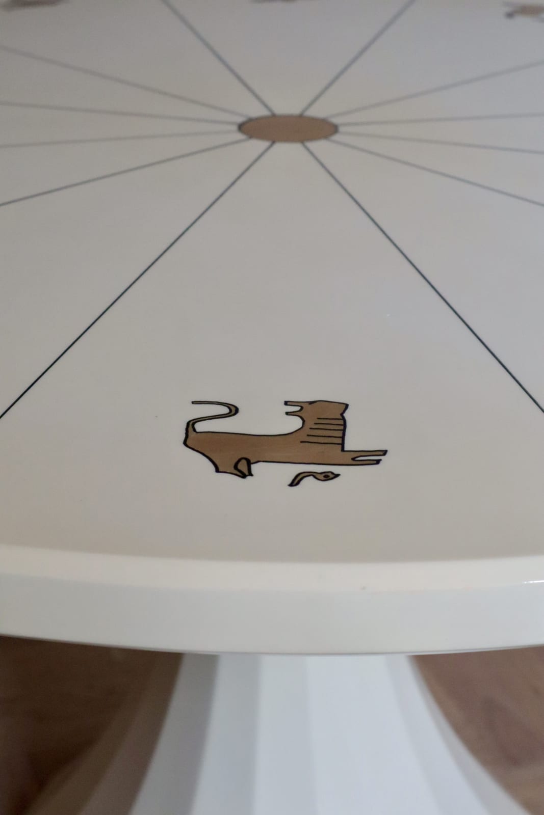 Italian, A Lacquer Zodiac Centre Table, Circa 1950s