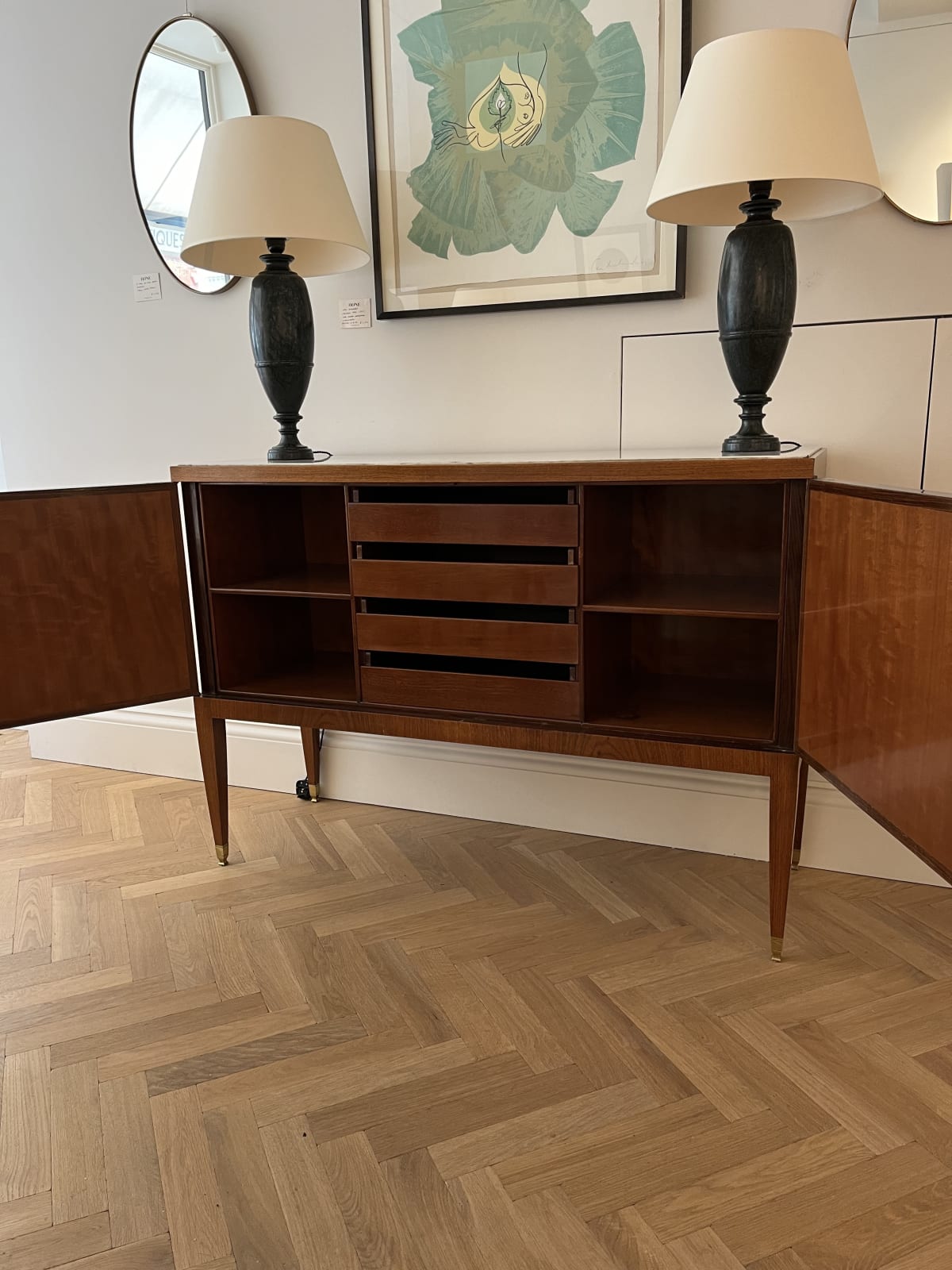 Italian, An Inlaid Sideboard, Circa 1950s