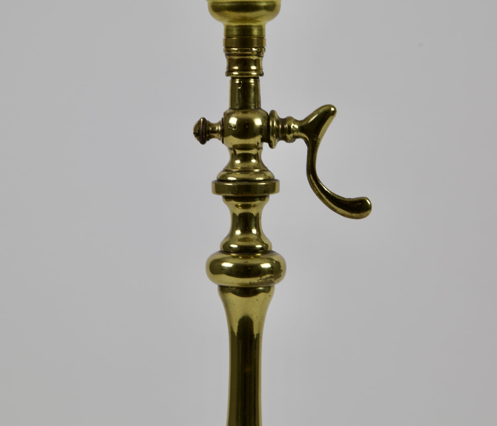 English, A Brass Tripod Table Lamp, Circa 1910