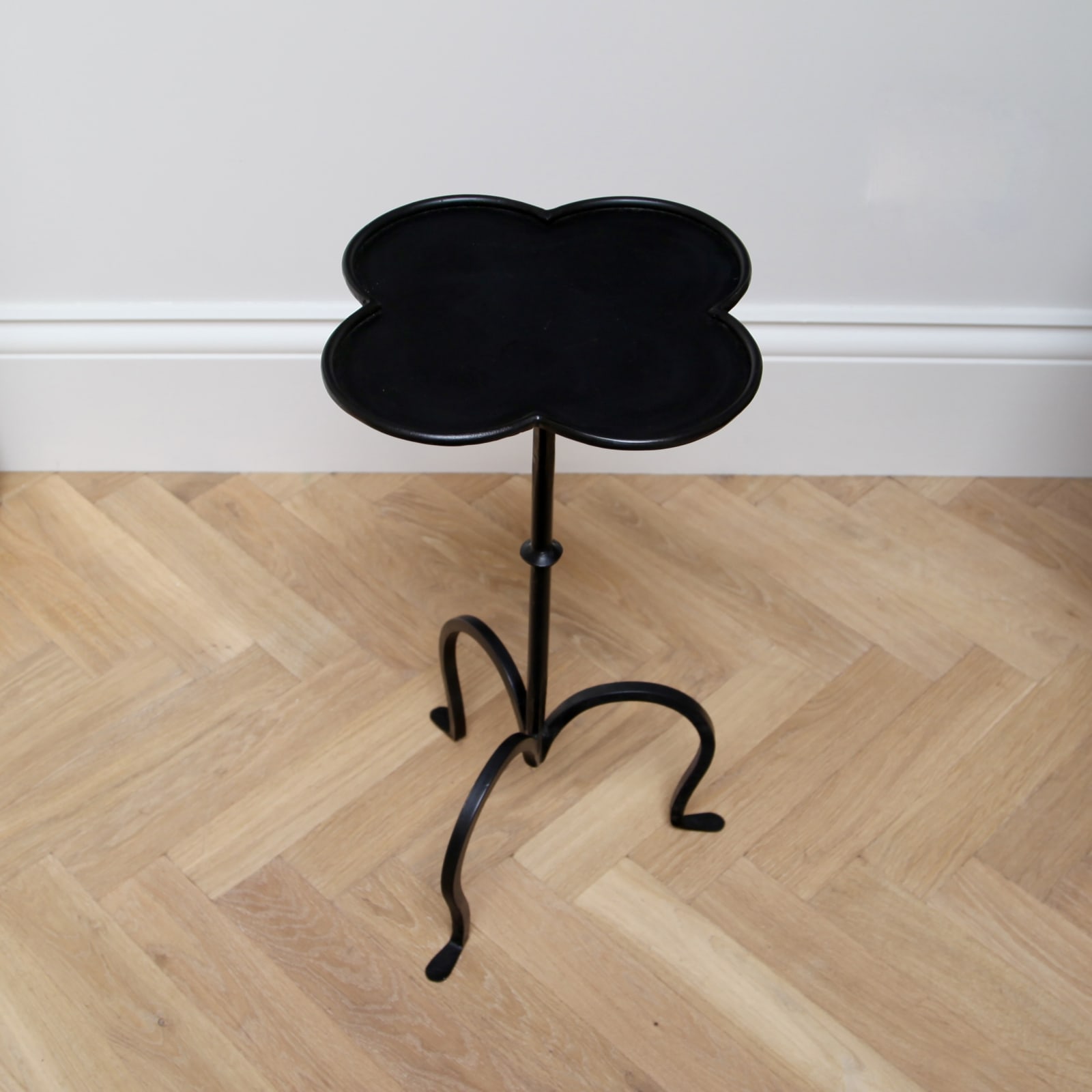 Black Clover Martini Table, Modern