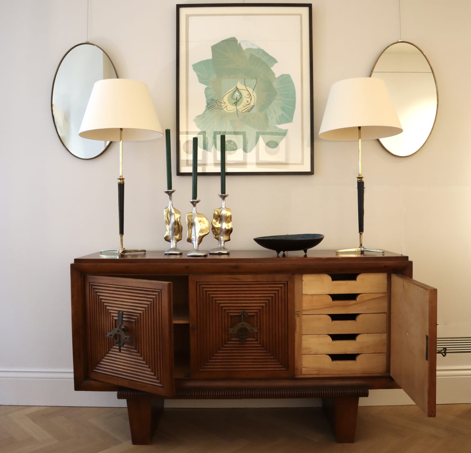 Attributed to Valabraga, An Italian Sideboard, Circa 1950s