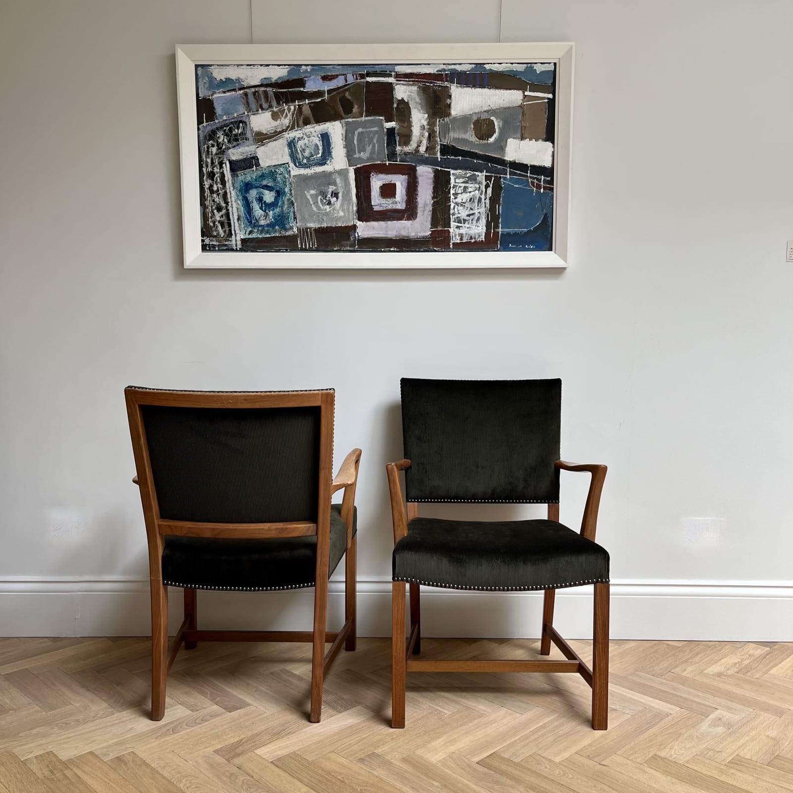 Karl Erik Ekeslius, A Pair of Swedish Armchairs, Circa 1960s