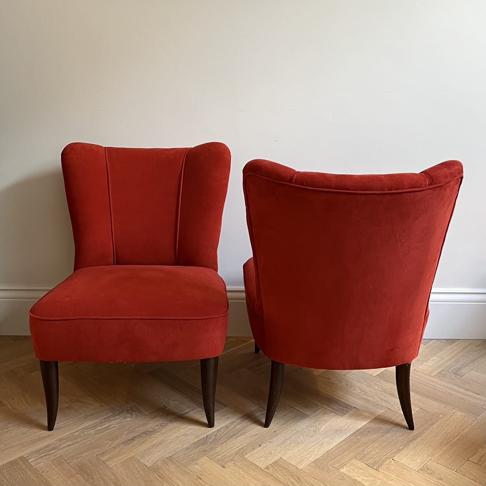 Italian, A Pair of Cocktail Chairs, Circa 1950s