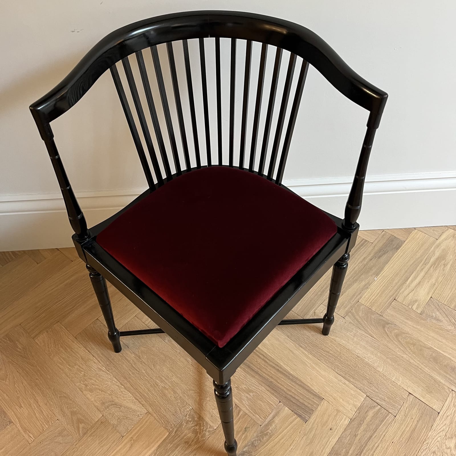English, A Small Aesthetic Movement Corner Chair, Early 20th Century