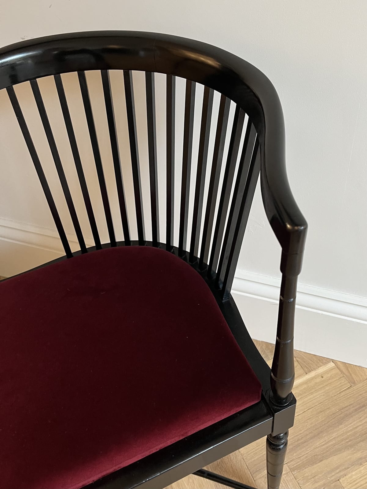 English, A Small Aesthetic Movement Corner Chair, Early 20th Century