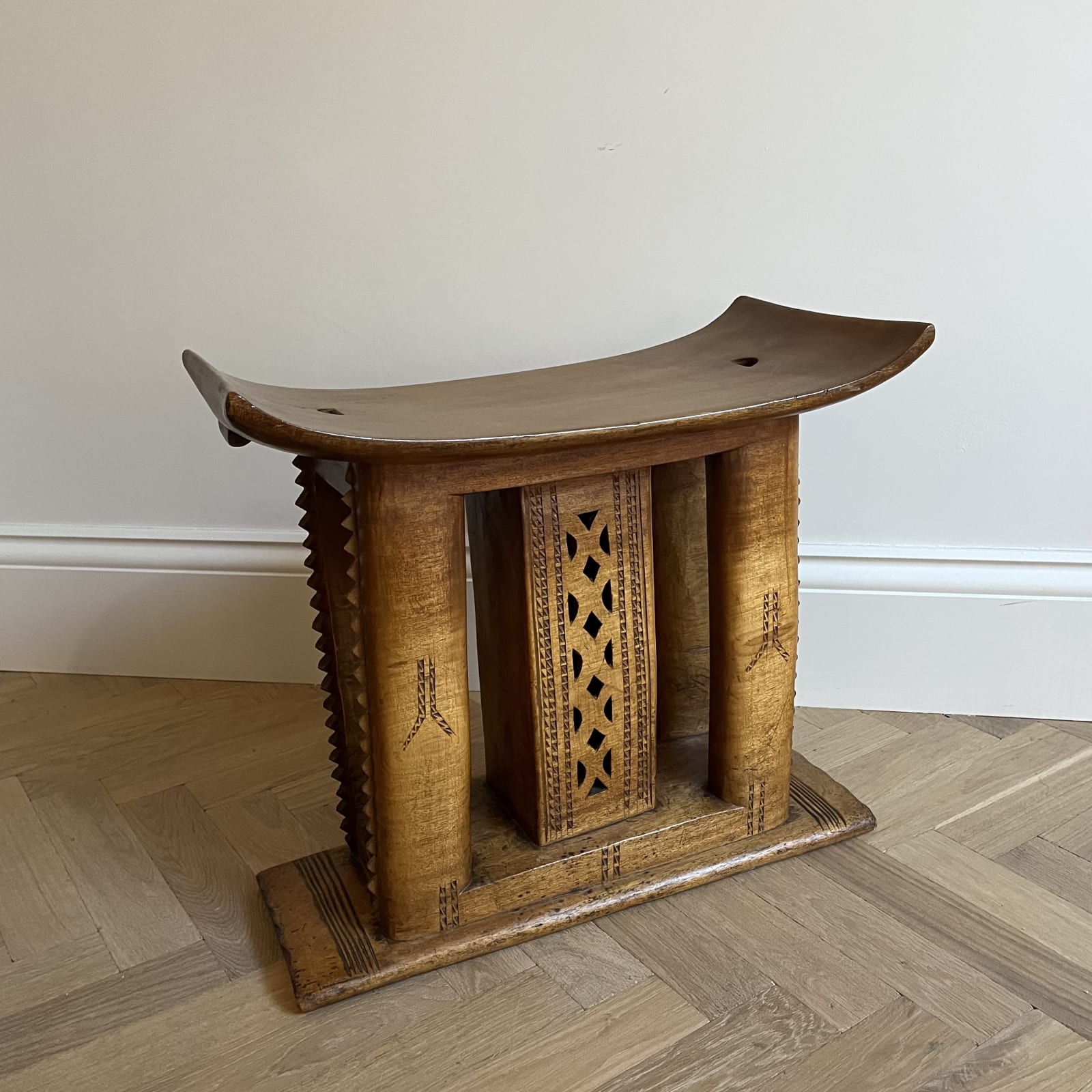 West African, A Pair of Ashanti Stools , Late 19th Century