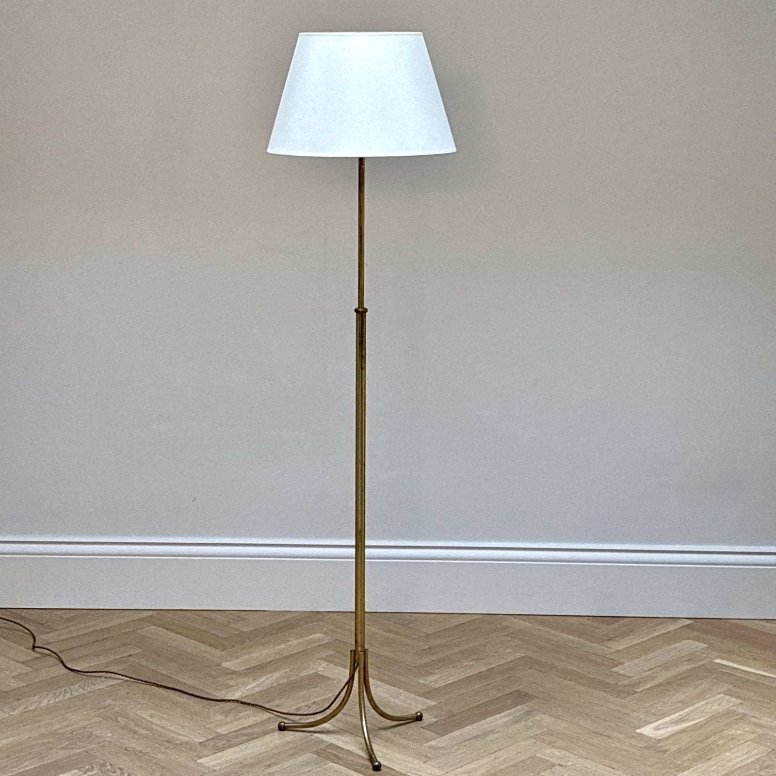 Josef Frank, An Adjustable Brass Floor lamp