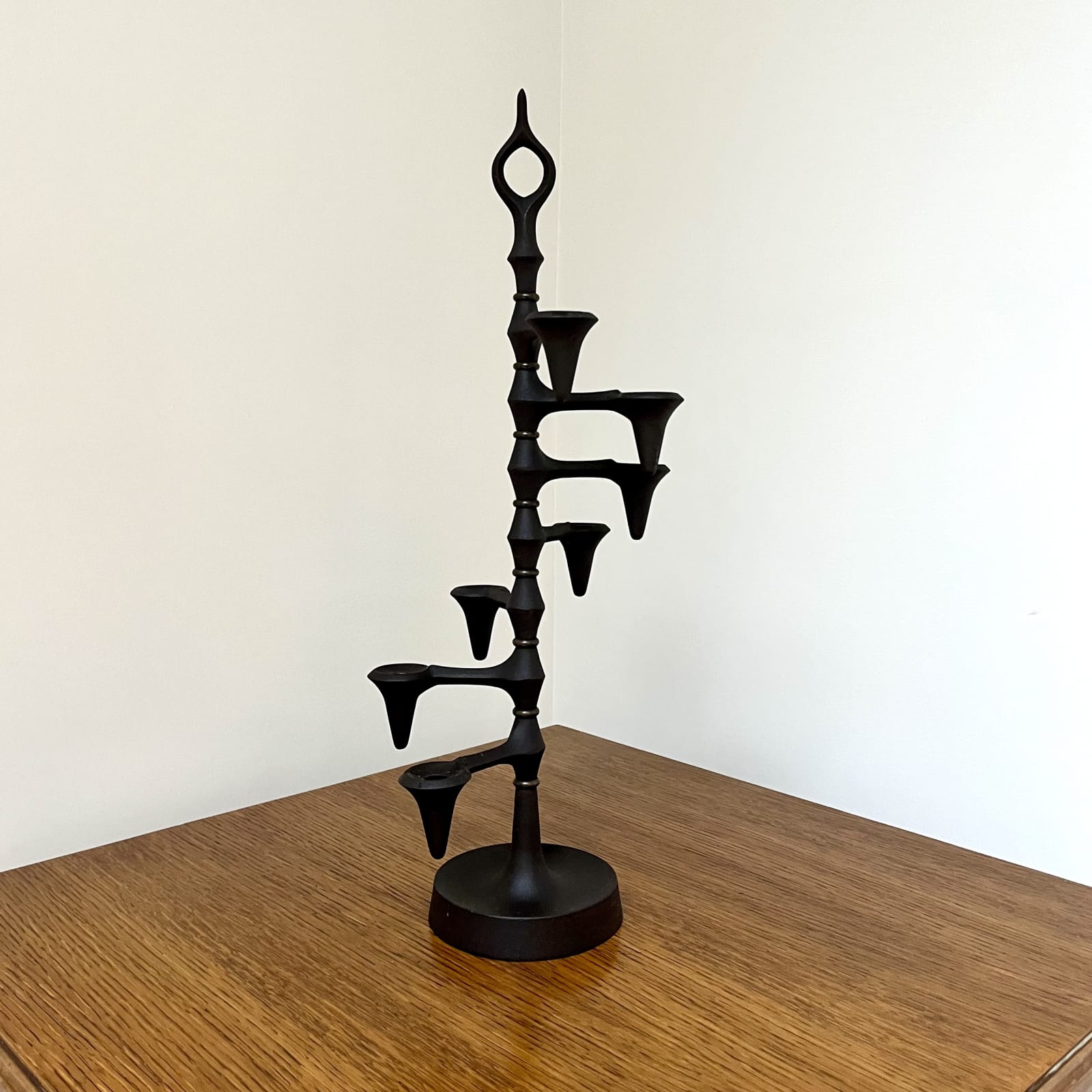 Jens Harald Quistgaard, A Seven Branch Candle Holder, Circa 1960s