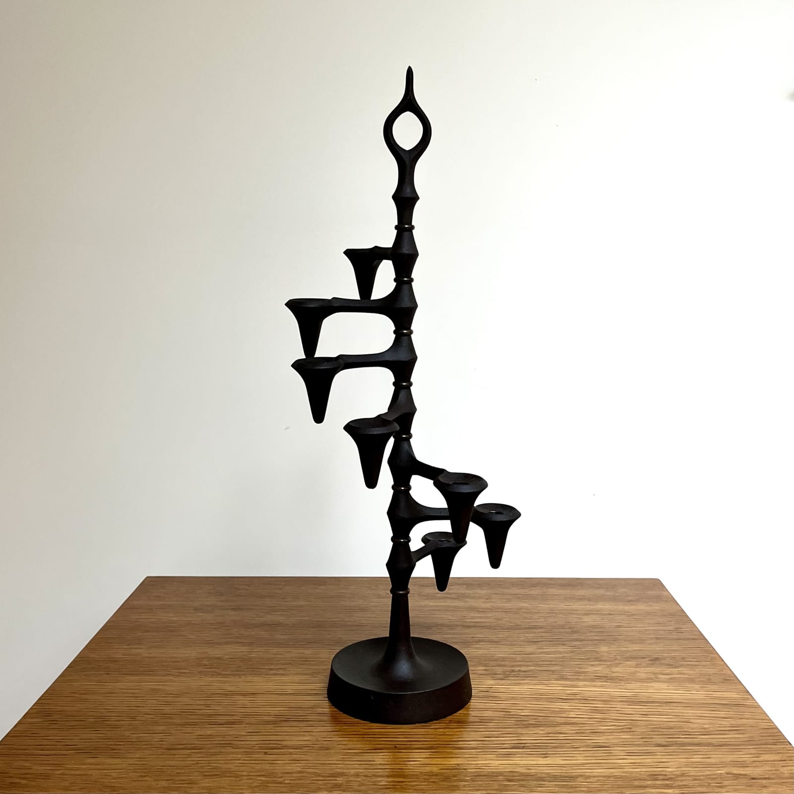 Jens Harald Quistgaard, A Seven Branch Candle Holder, Circa 1960s