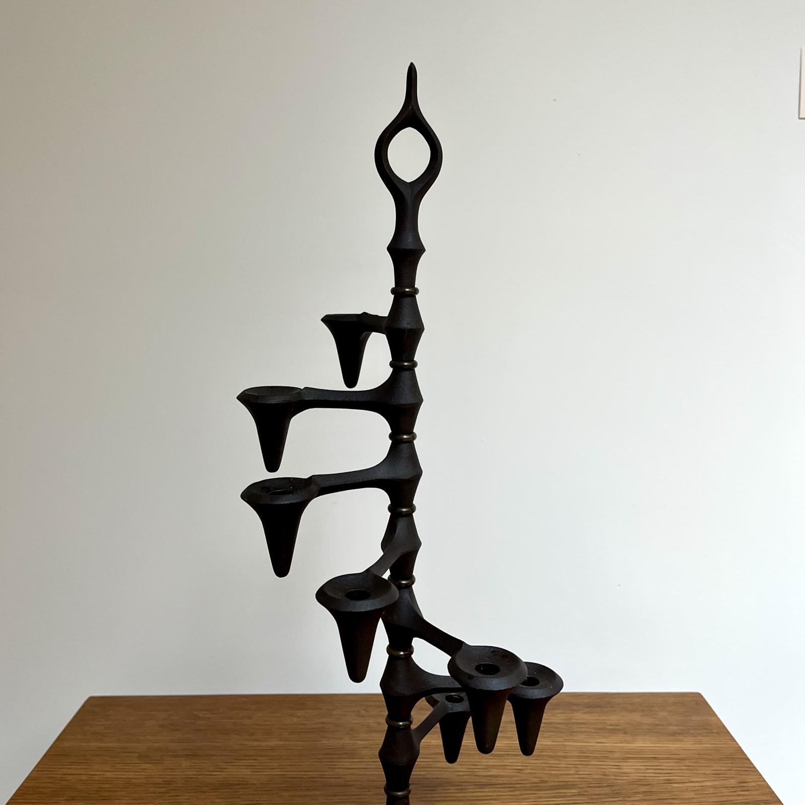 Jens Harald Quistgaard, A Seven Branch Candle Holder, Circa 1960s