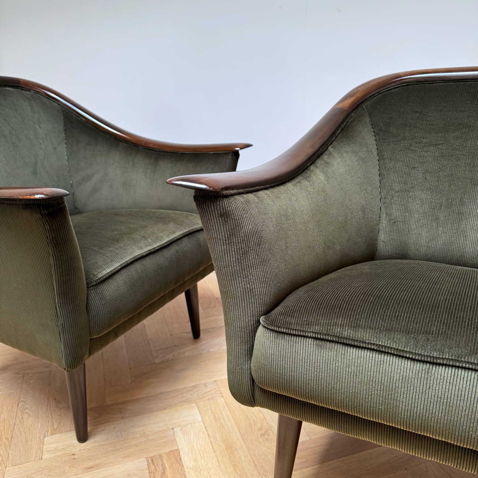 Frederic Kayser, A Pair of Armchairs , Circa 1960s