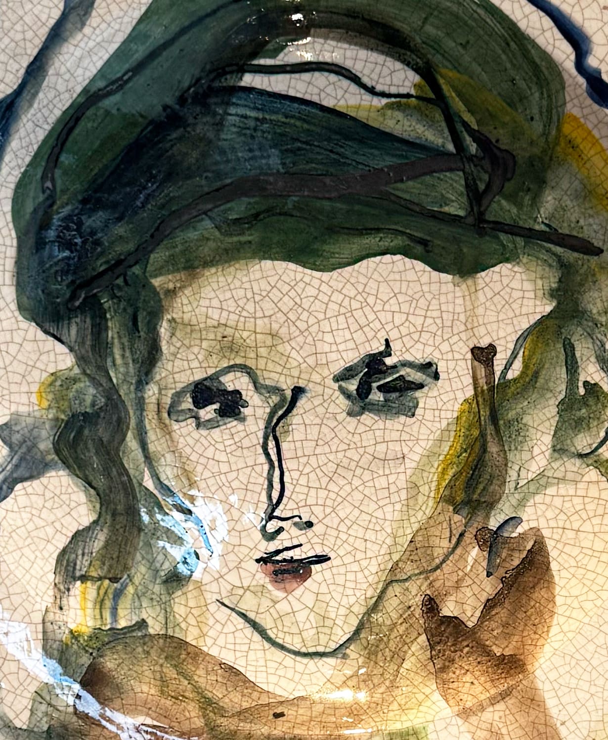 Ernesto Treccani, A Large Ceramic Charger