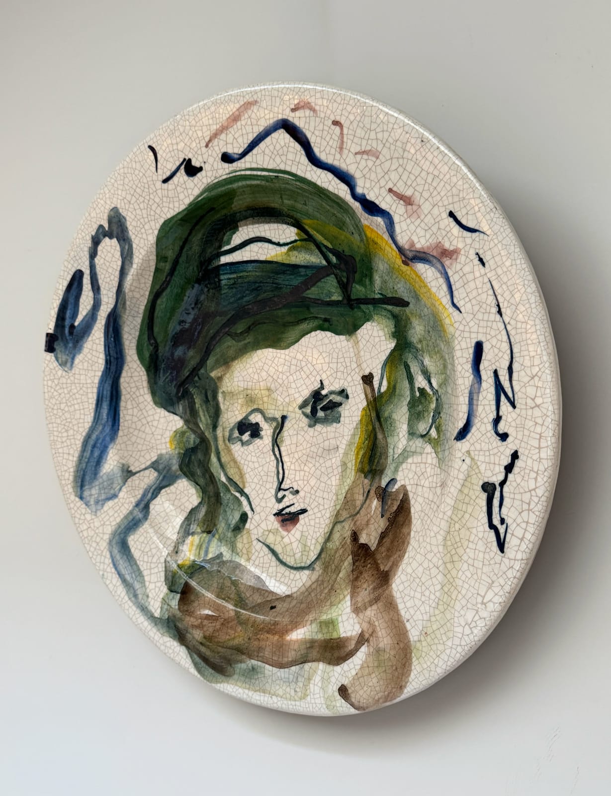 Ernesto Treccani, A Large Ceramic Charger