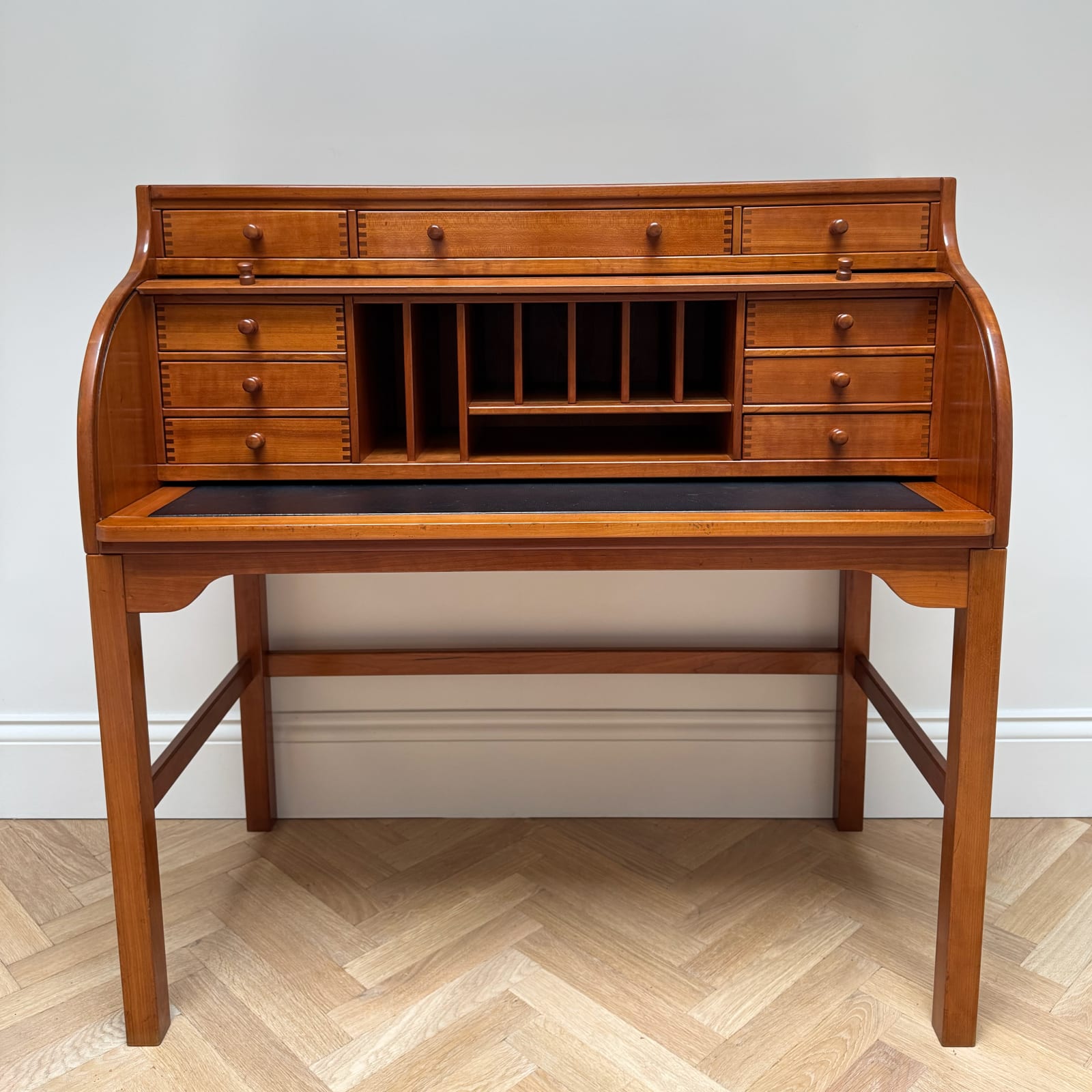 Hadsen Industri, A Danish Roll Top Desk, Circa 1980