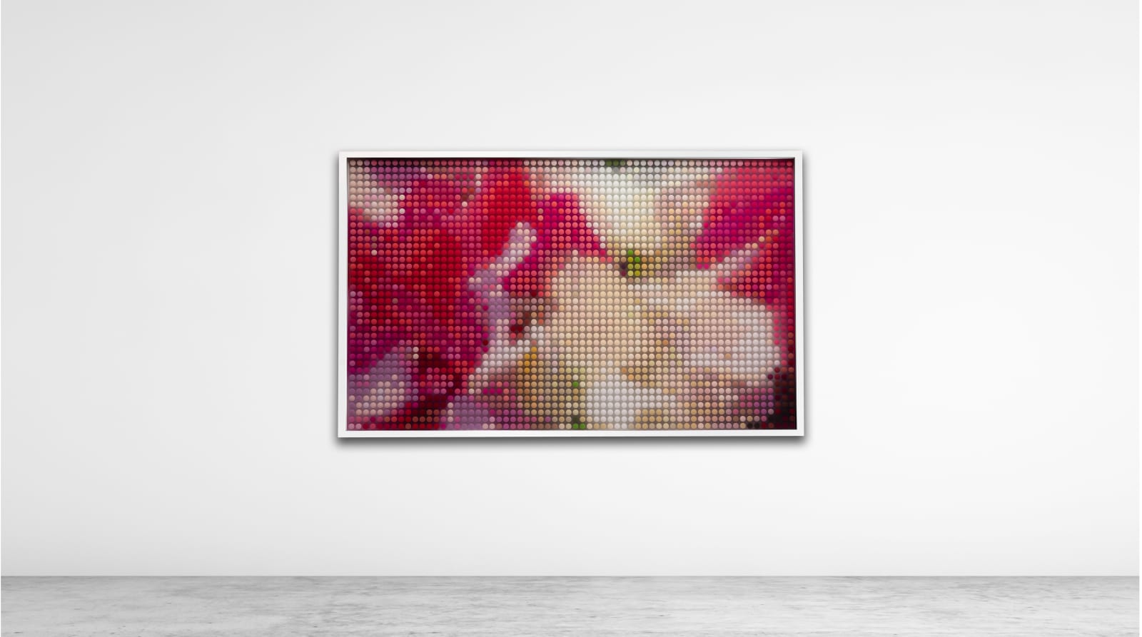 Max Patté, Sweetpea Droplet Diptych (#1), 2020