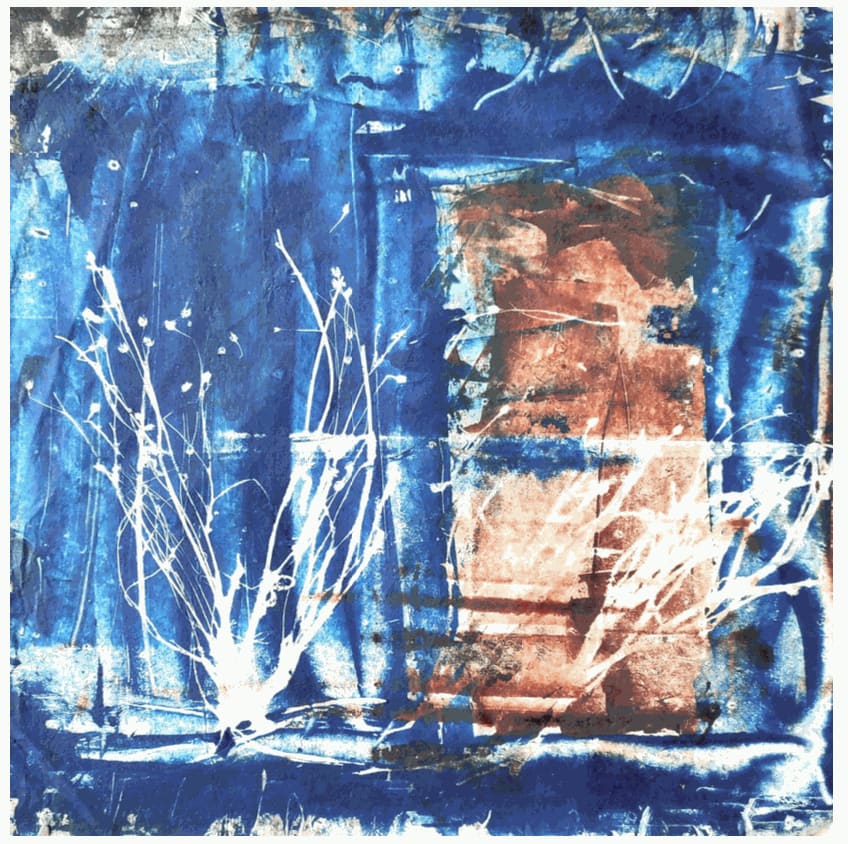 Afia Rezk, MONOTYPE SUR PAPIER CORÉEN