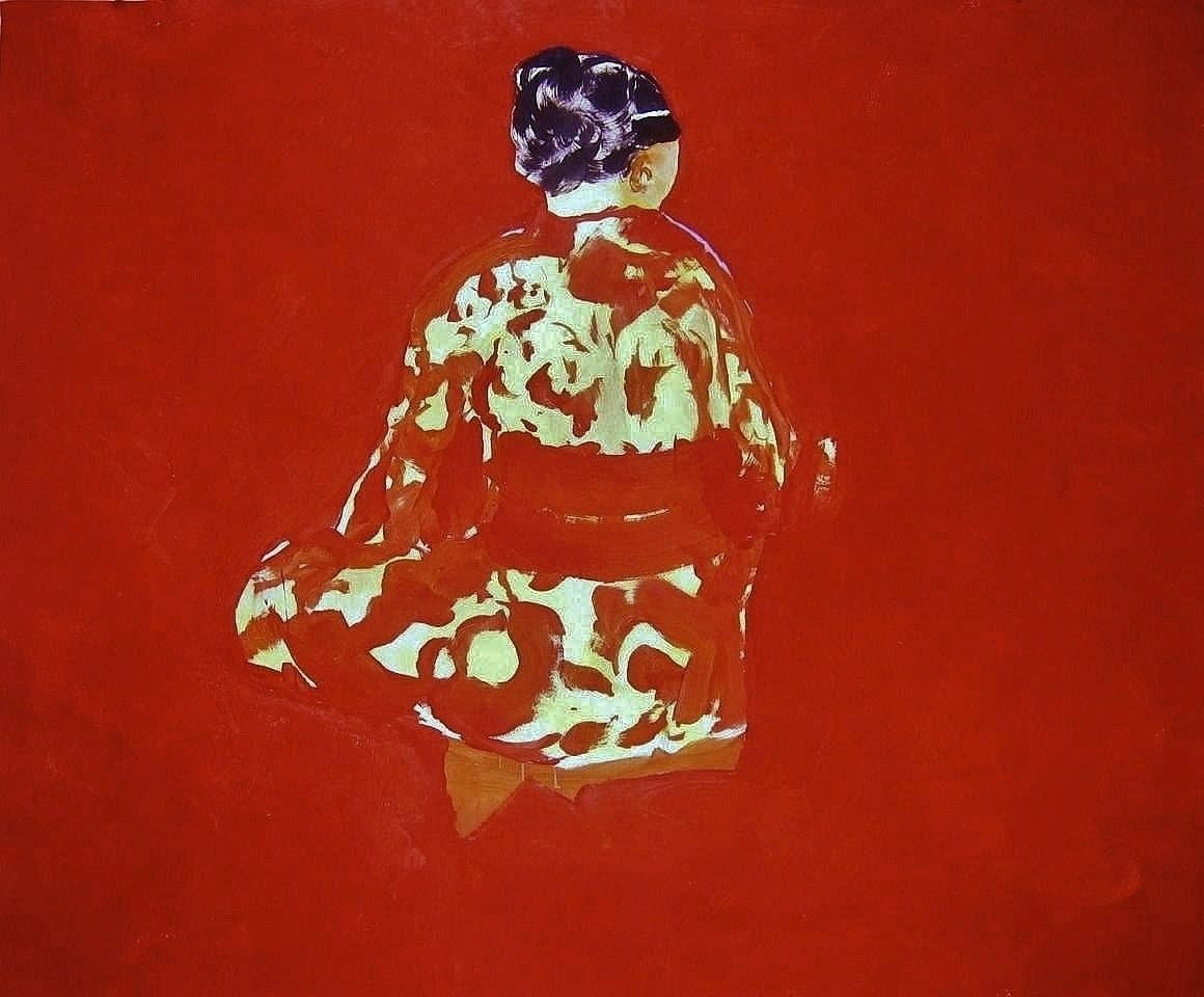 Stephan Heggelke, Acryl auf Papier, 2005, 150 x 170 cm