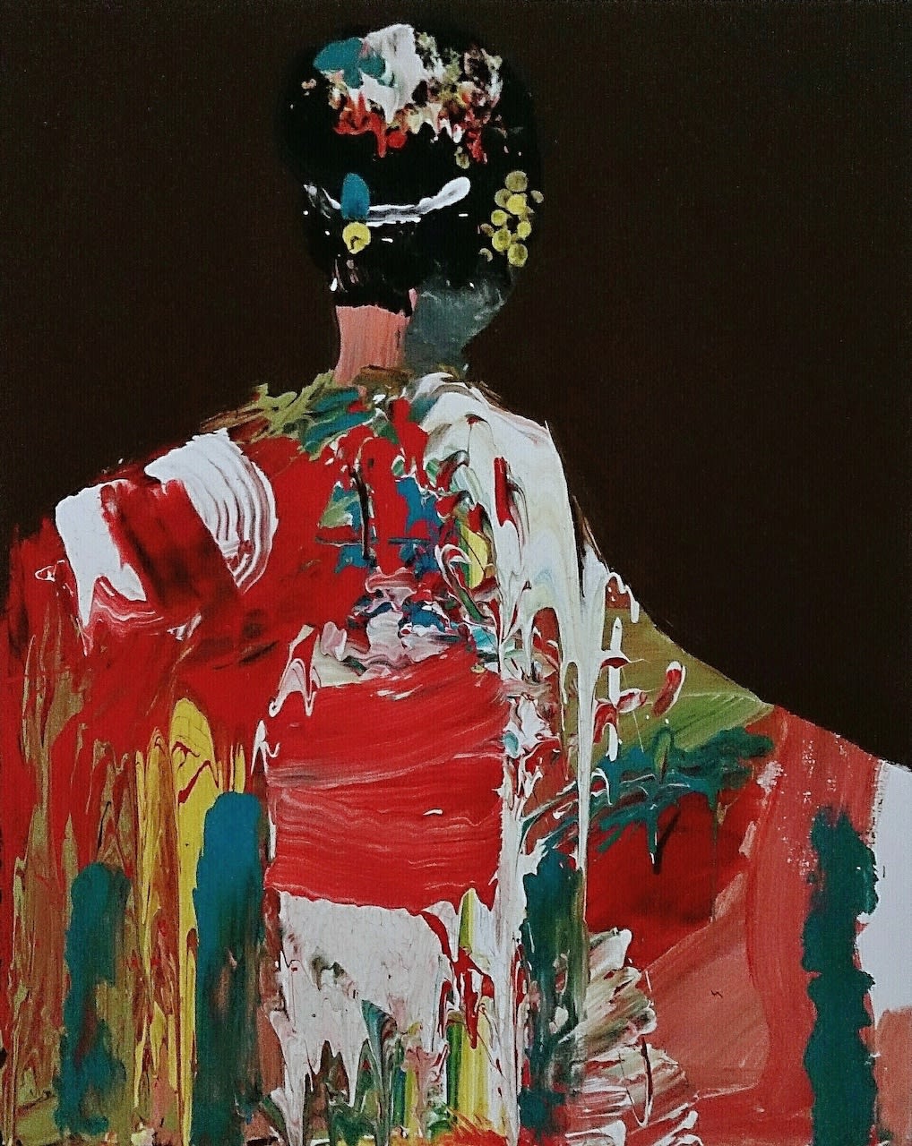 Stephan Heggelke, Acryl auf Leinwand, 2015, 70 x 60 cm