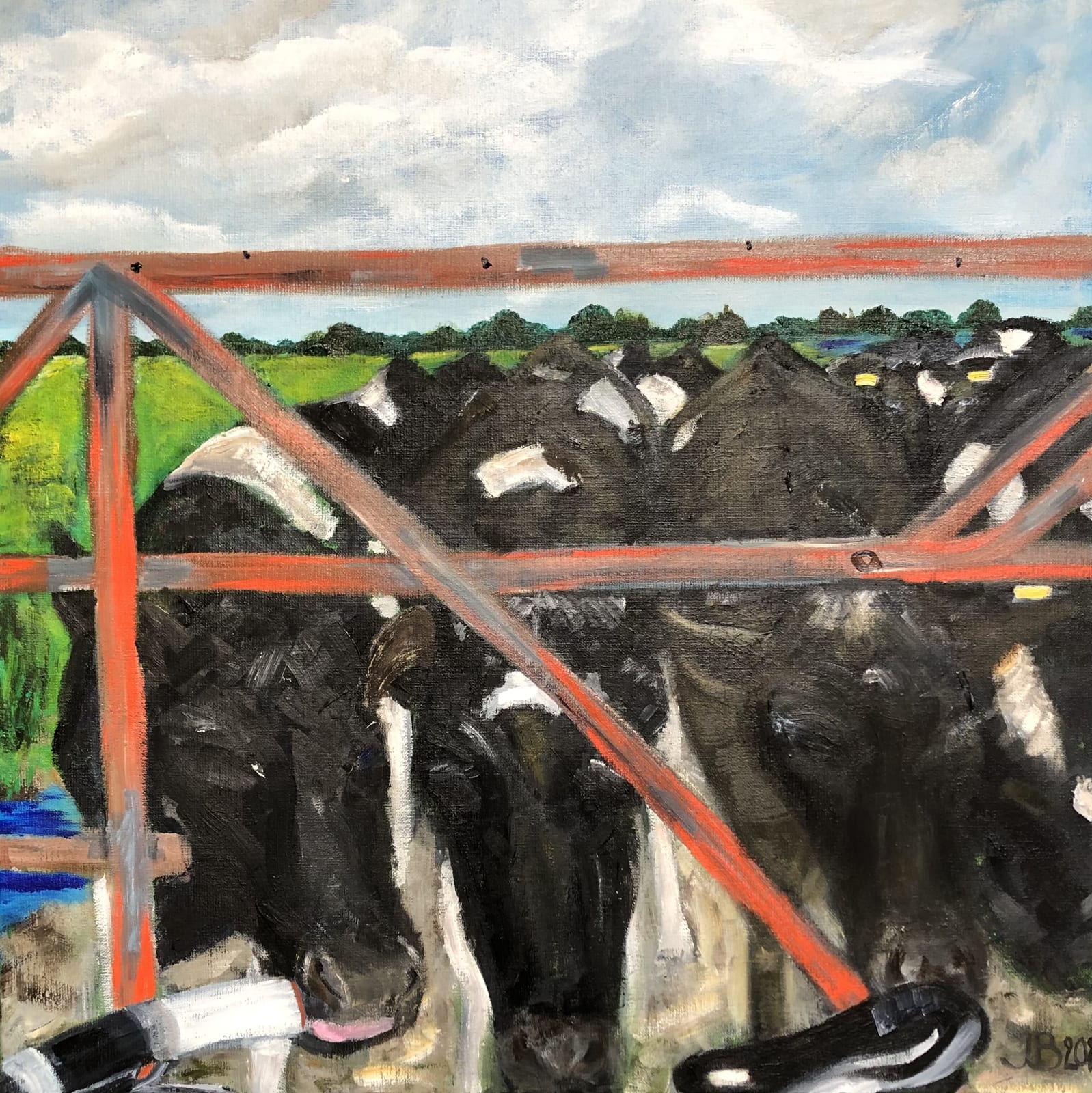 Jeanne Boden, Cycling through space and time, 2021