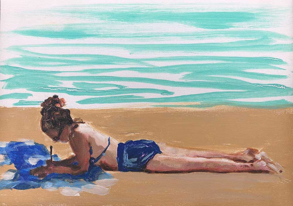 Fernanda Levine, Serie Playas Paisaje I-V