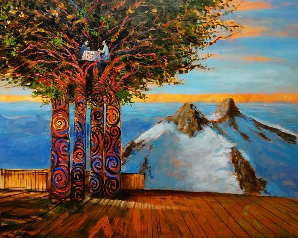 Lorenzo Moya, Reunión al atardecer