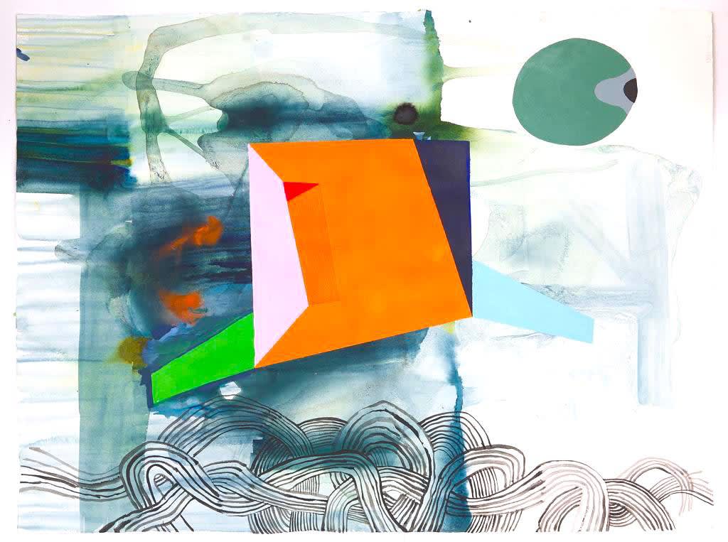 Samy Benmayor, Serie Papeles, Geometría en Naranjo