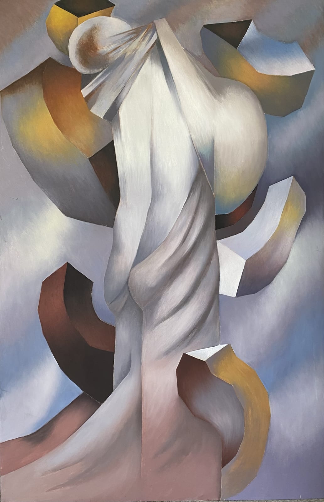 Mario Toral, Piedras y Cuerpos en Ascension en blanco