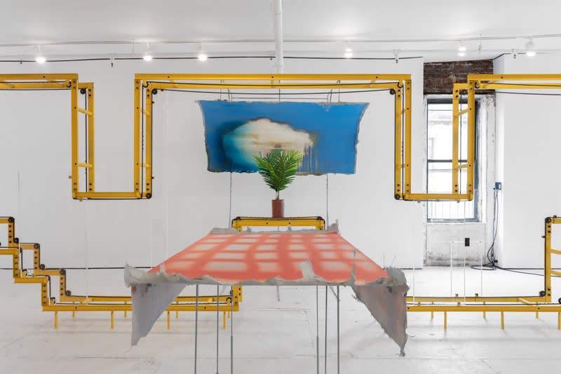 Dorian Gaudin, The Coffee Cup Spring, installation view. Courtesy the artist and Nathalie Karg Gallery.