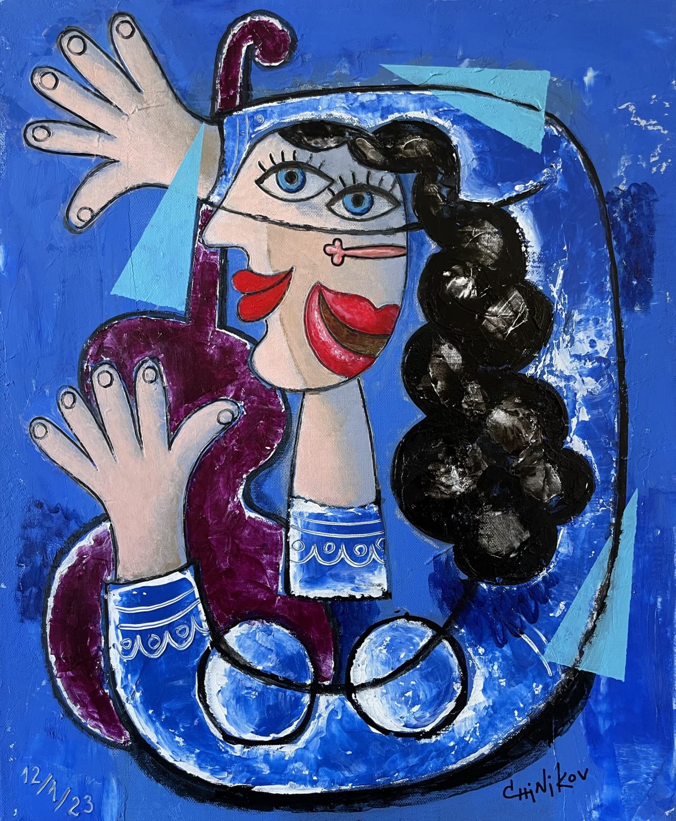 CHINIKOV, Quelques notes en bleu, 2023
