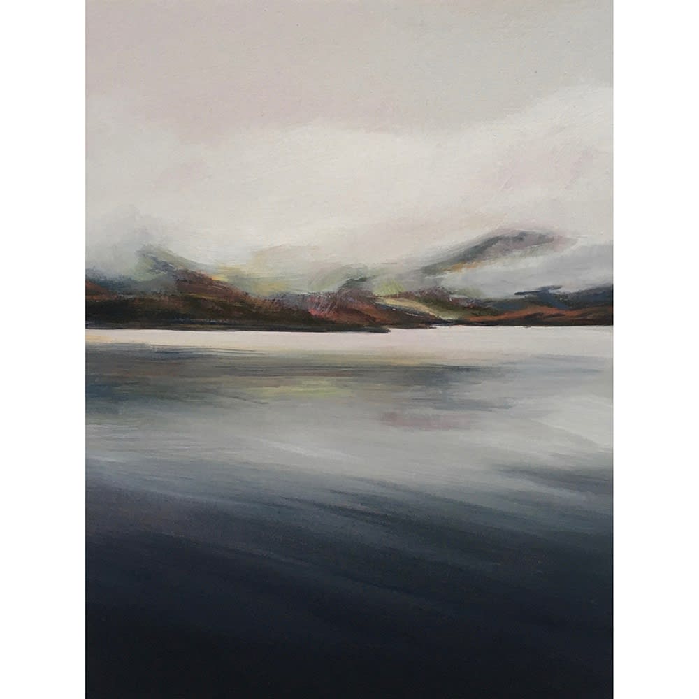 Lochan, oil on board, 24 x 18 cm, 2020 (Scotland)