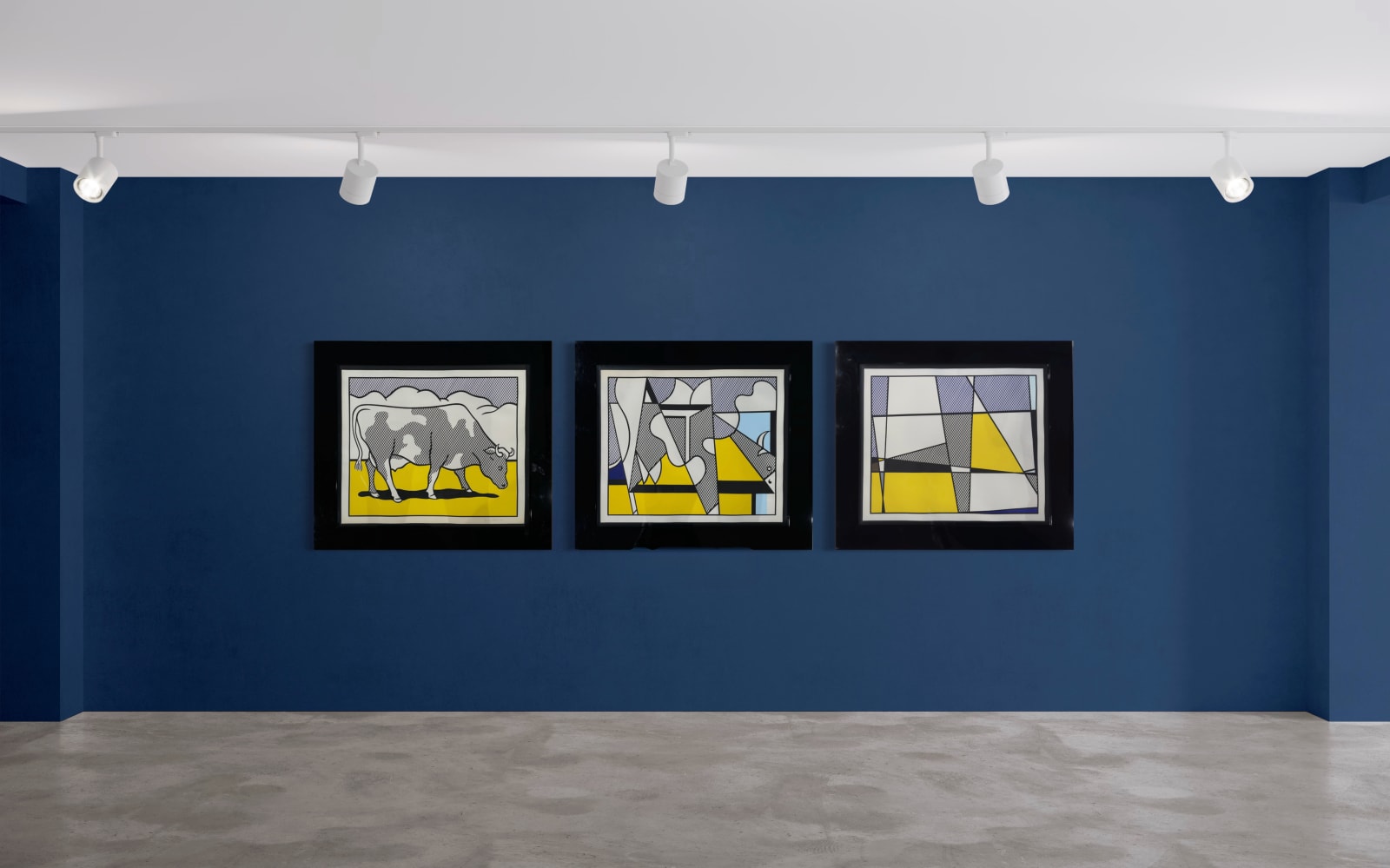Roy Lichtenstein cow going abstrac Available Galeria Cortina