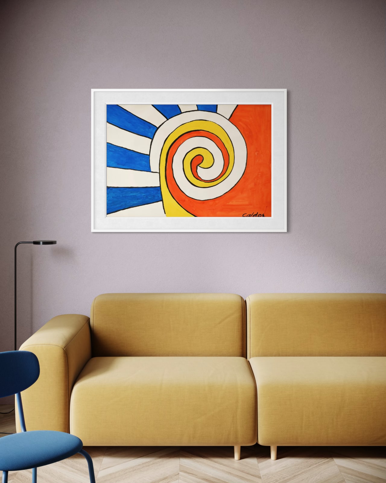 ALEXANDER CALDER, Trois espirals