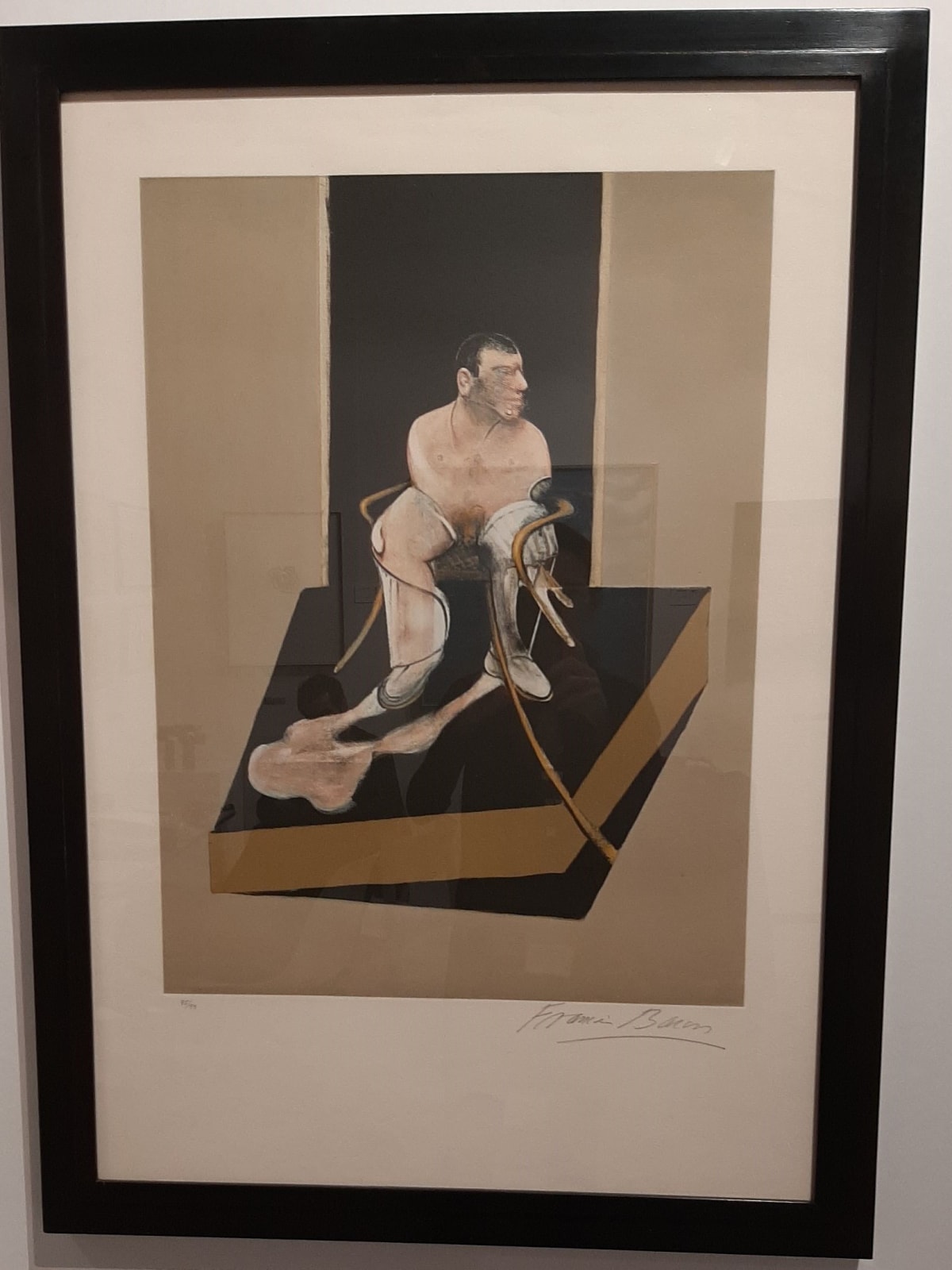 FRANCIS BACON, Estudio Portrait John Edwards, 1989