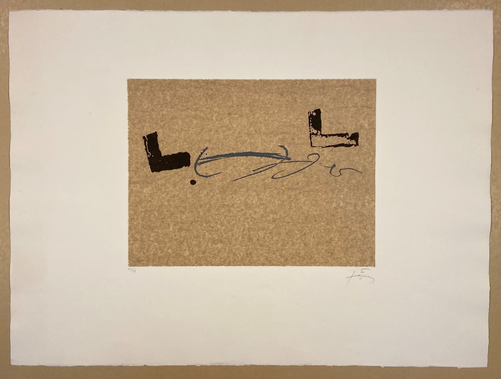 antoni tapies 20th century available galeria cortina