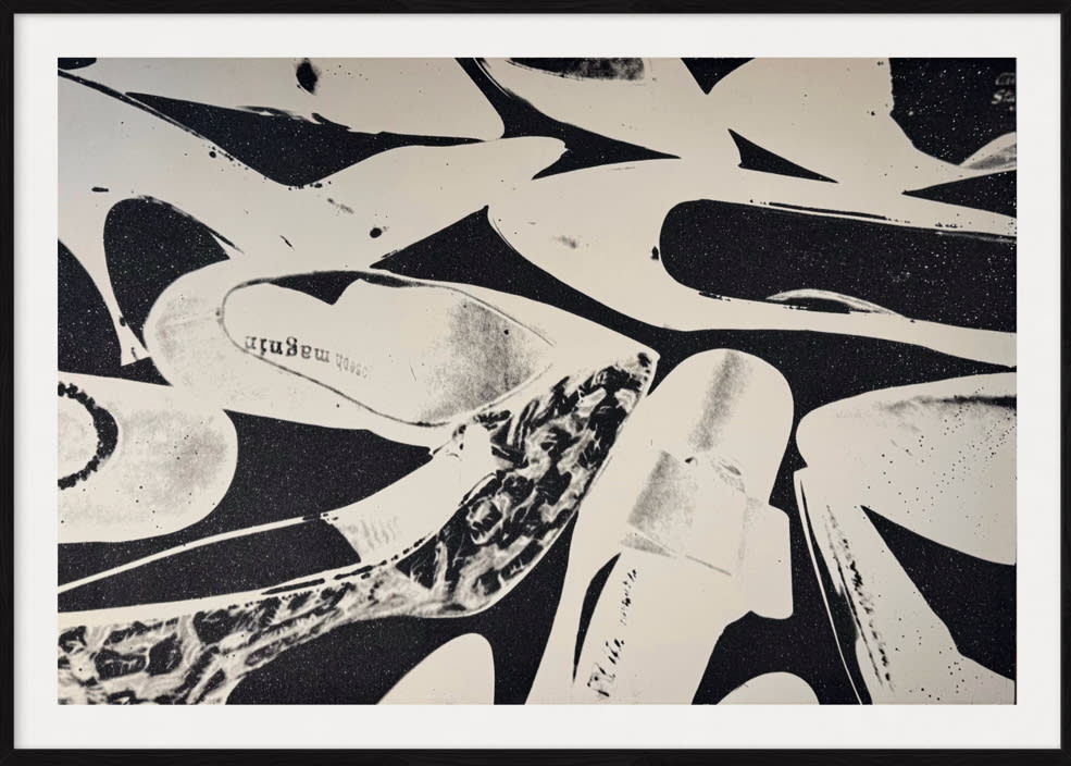 Andy Warhol Shoes Diamond Dust Available Galeria Cortina