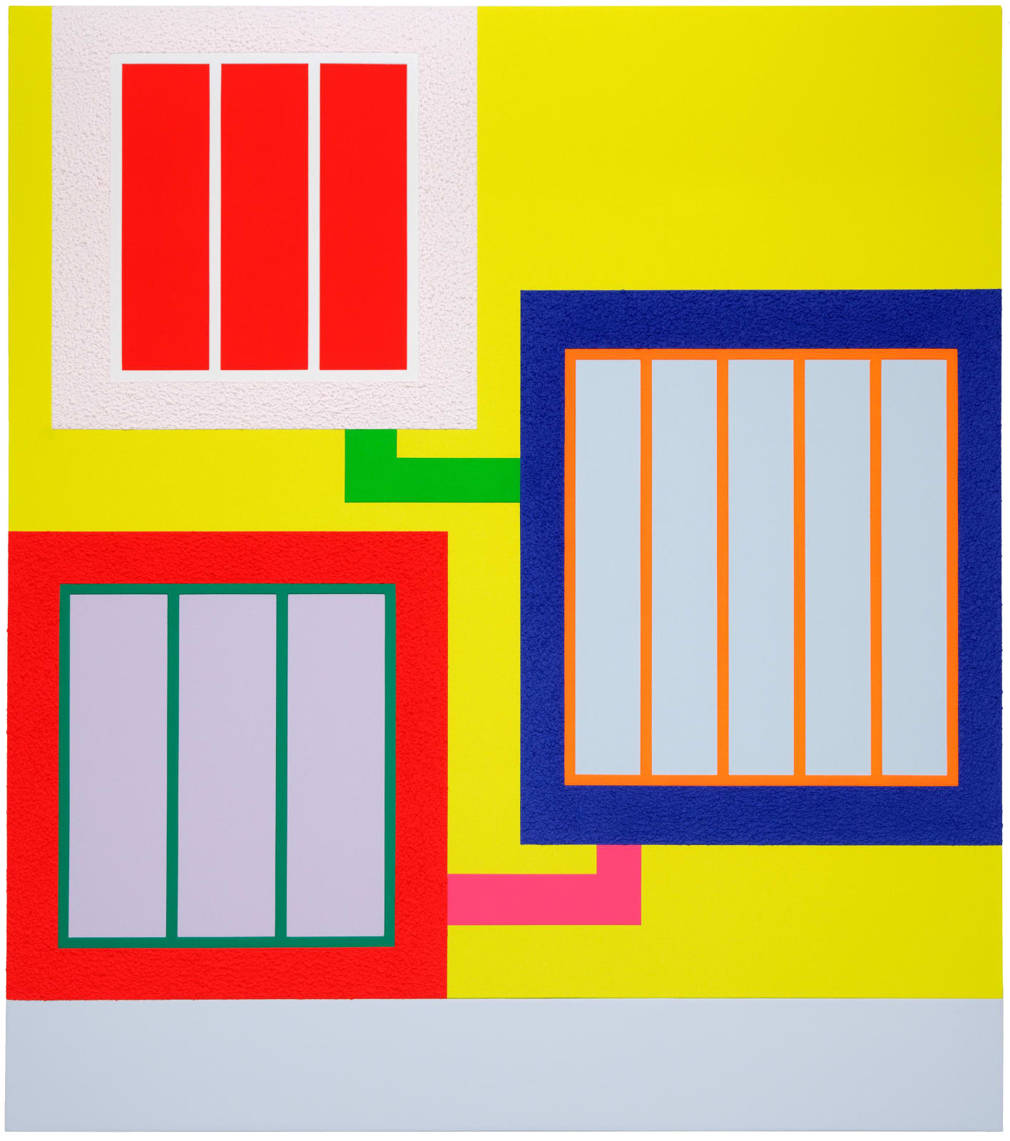 Peter Halley, Breakthrough, 2019