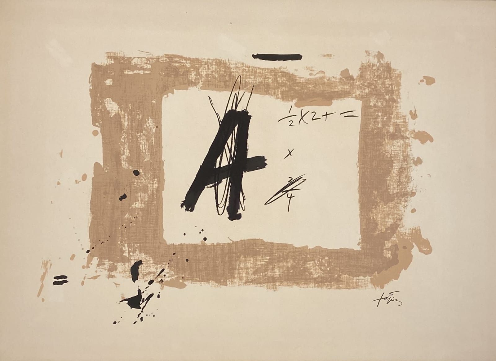 ANTONI TAPIES, Untitled
