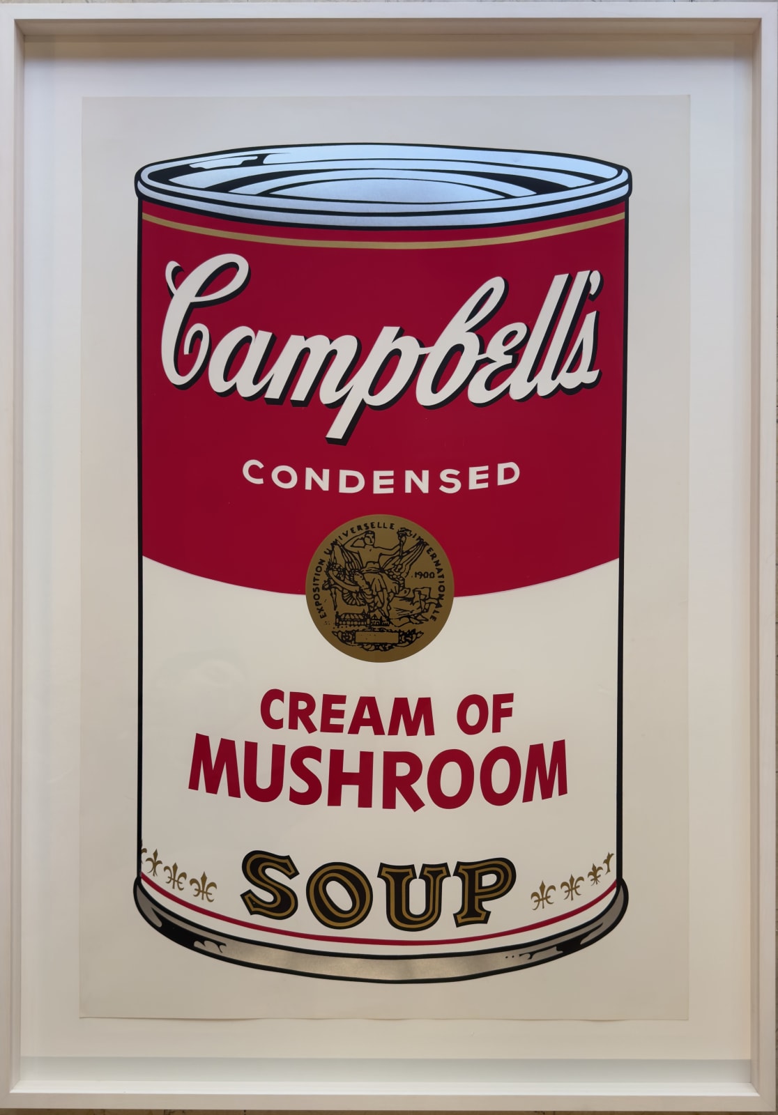Andy Warhol Campbells Soup Can Mushroom Available Galeria Cortina