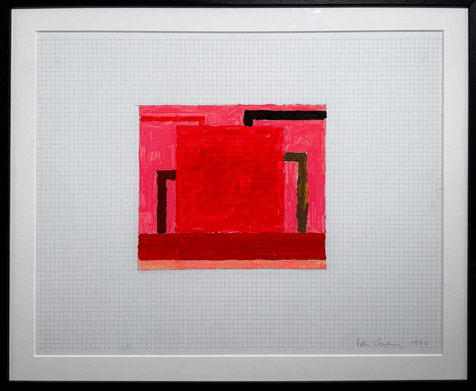 Peter Halley, Untitled, 1990