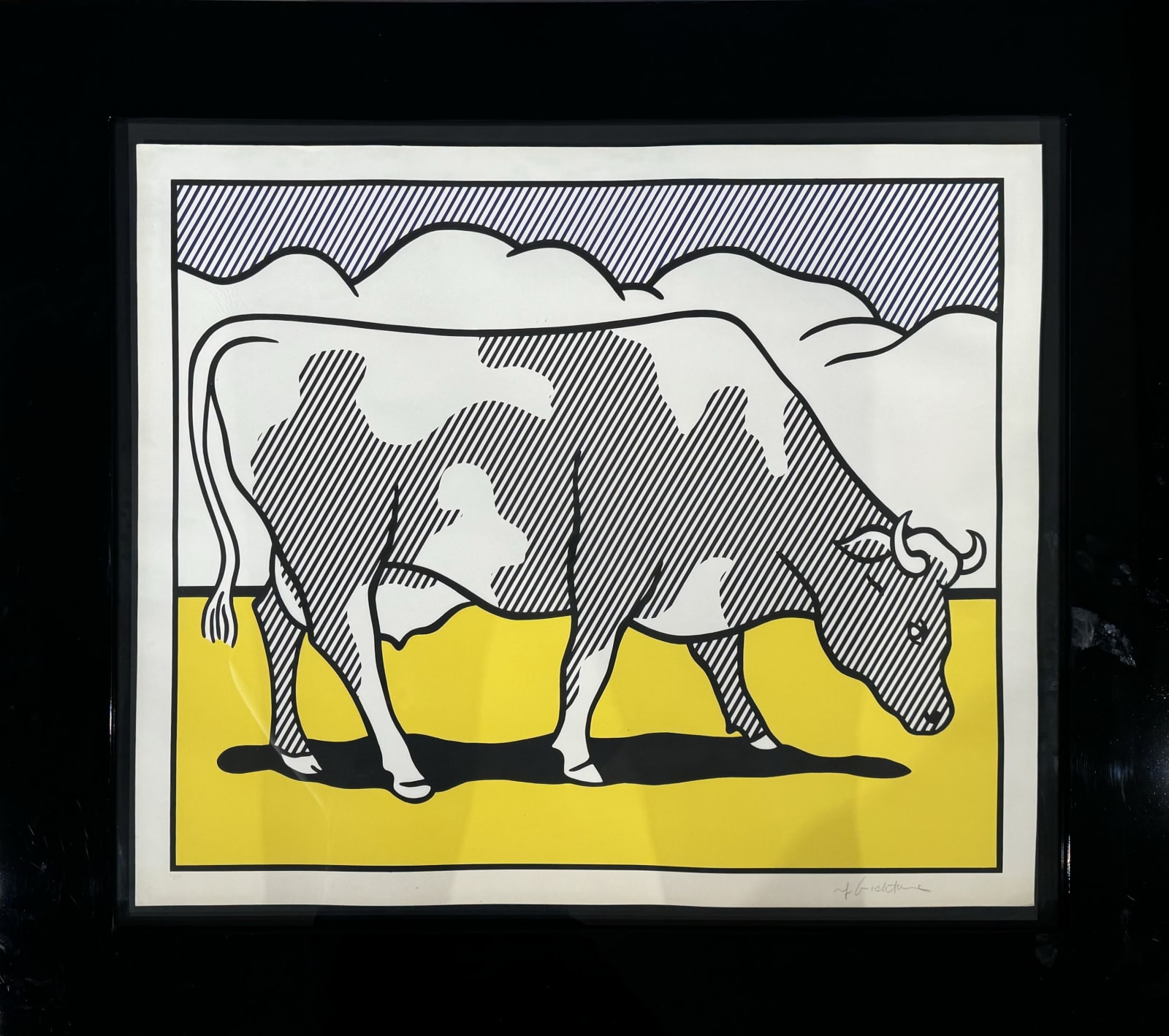 Roy Lichtenstein , Cow going abstract, 1982