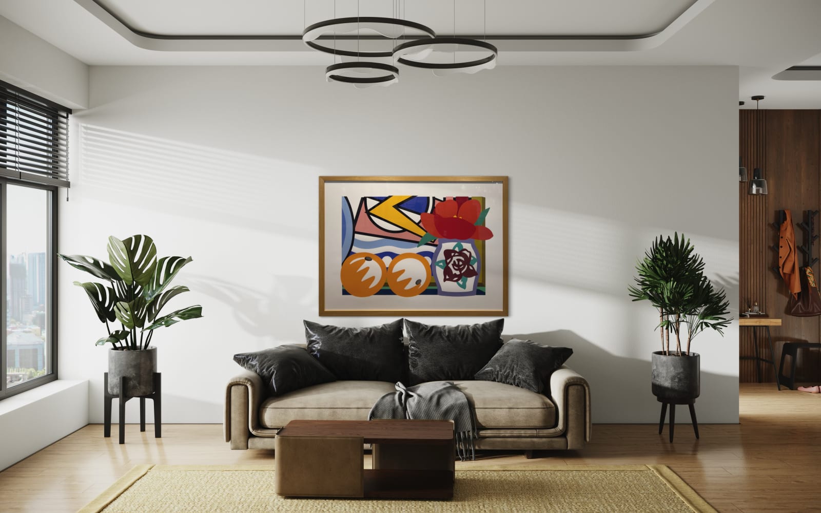 Tom Wesselmann, Still Life Lichtenstein and Two Oranges, 1993