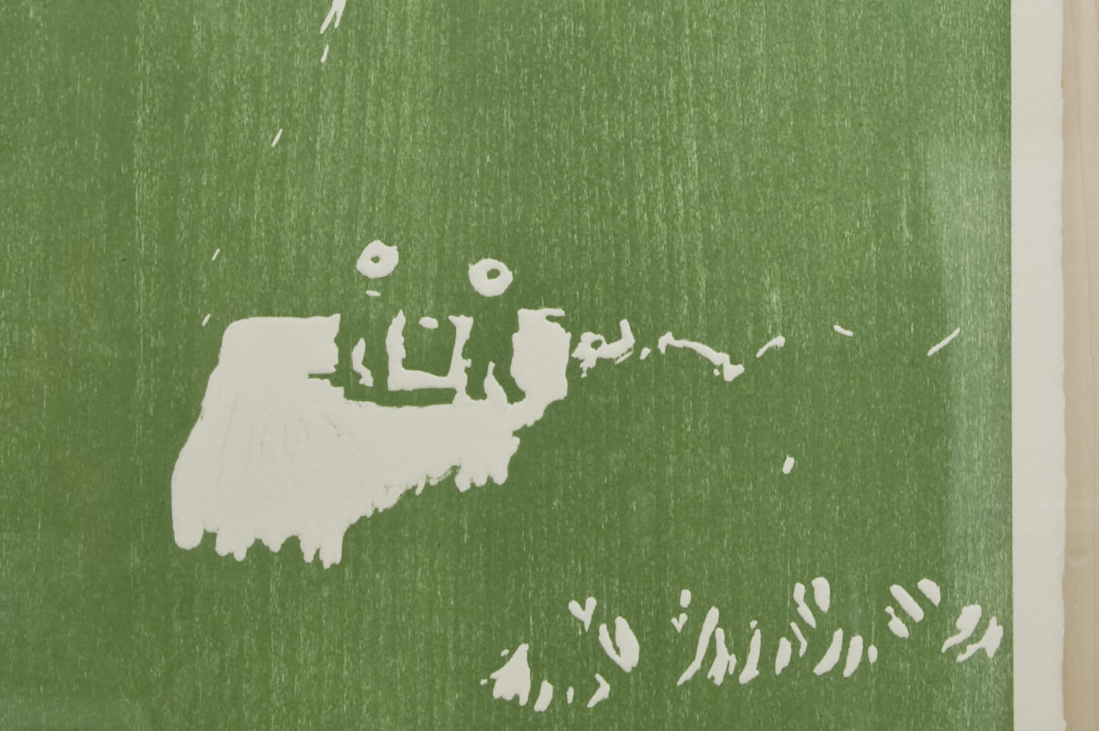 asier mendizabal, Woodcut (Modest Imperative), 2013