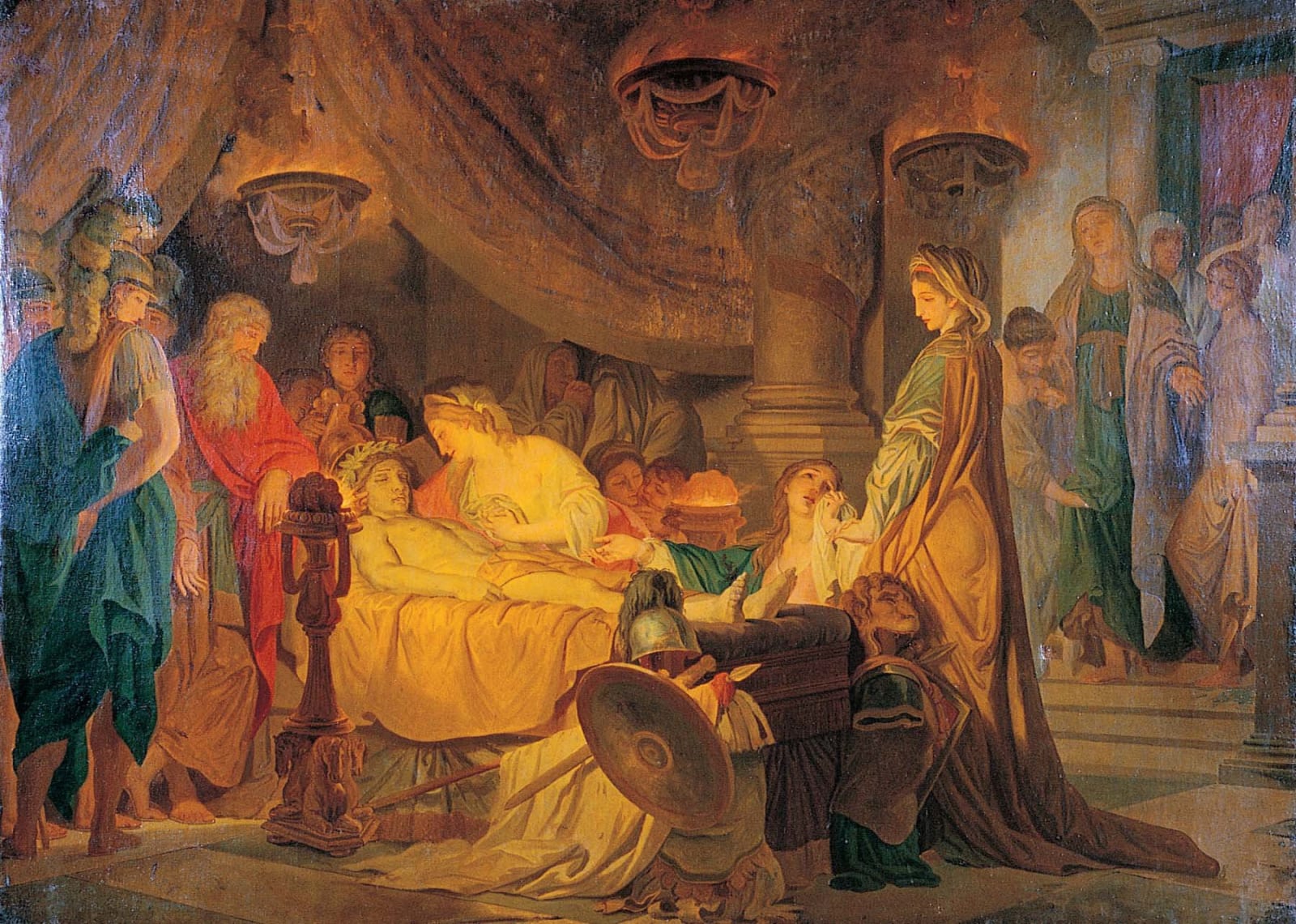 Domenico CORVI, Sorrowing for Hector's death