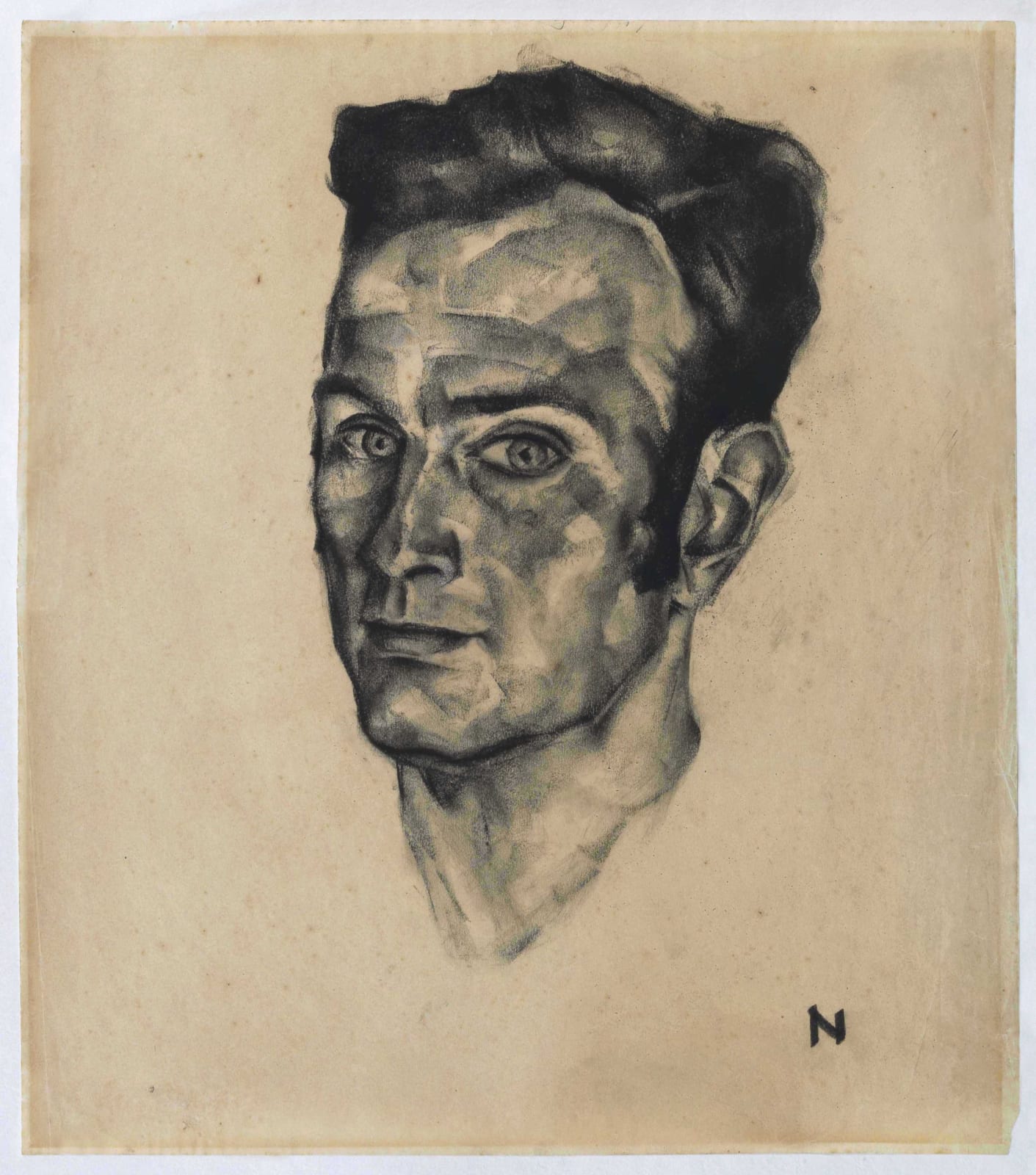 Ernst NEPO, Portrait of Alfons Schnegg, c. 1918